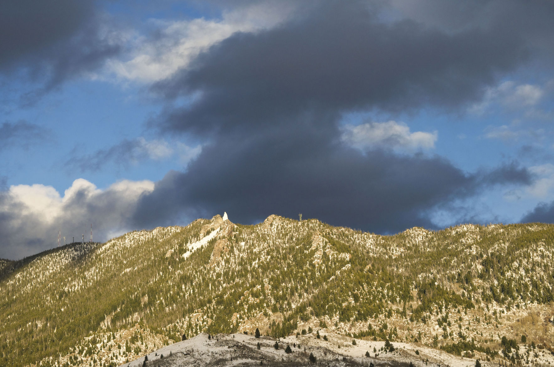Our Lady of the Rockies looks out over the city of Butte
